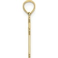 thumbnail image 2 of 14K Yellow Gold Textured With Center Heart Small Cross Charm (14.8 X 10) Made In United States k8333, 2 of 5