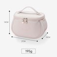 thumbnail image 2 of Casual Square Bag Wash Pouch Travel Storage Bag Organizer Case PU Leather Cosmetic Cases Travel Organizer Storage Toiletry Bag Makeup Bags Cosmetic Bag Storage Bag PINK, 2 of 8
