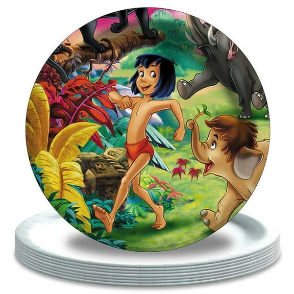 The Jungle Book Birthday Decorations Plates Party Supplies Tableware Disposable Dinnerware