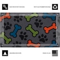 thumbnail image 5 of Mainstays Fashionables Deluxe Paw Prints and Bones Doormat, 18"x30", 5 of 5