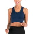 thumbnail image 6 of FANNYC Women Seamless Sports Bra Yoga Bra High Impact Fitness Activewear Racerback Running Crop Tops, 6 of 7
