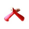 thumbnail image 2 of Ladies Fingerless Satin Opera Gloves, Red, 2 of 2