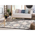 thumbnail image 4 of SAFAVIEH Madison Lanford Southwestern Area Rug, Black/Yellow, 9' x 12', 4 of 9