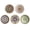 Style L, variant on 9.8 inch Wall Basket Decor by Natural Living - Woven Wall Baskets. Handcrafted Round Trays Home Décor. Enhance your Space with these Wall hanging Art Decorations