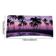 thumbnail image 3 of dinapents Oversized Beach Towel 75x150cm Microfiber - Printed Square Design with High Absorbency, Compact Sand Mat & Shawl for Adults, 3 of 4