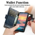 thumbnail image 2 of Case for OUKITEL K9 Pro Cover Leather Wallet Folio Case Book Design Flip Magnetic Closure - Blue, 2 of 5