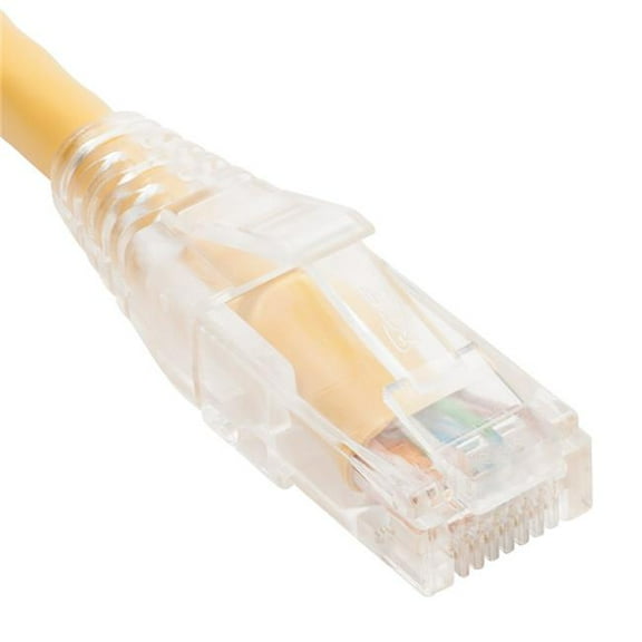 Icc ICPCSP01YL Patch Cord Cat5e Clear Boot 1' Yellow