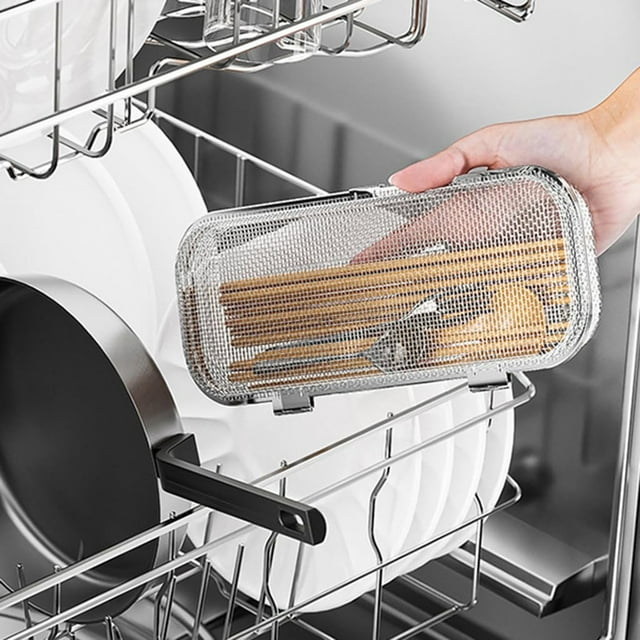 Storage Containers Stainless Steel Utensil Kitchen Dishwasher Drying Rack for Spoons Chopsticks Cutlery Holder