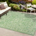 thumbnail image 2 of JONATHAN Y SANTA MONICA 5 x 8 Area Rug, Malta Bohemian Medallion Textured Weave - Cream/Green, SMB104F-5, 2 of 11