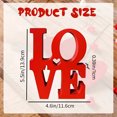 thumbnail image 5 of SShop Valentines Day Decorations for Home Indoor, Valentine's Day Decoration Wooden Ornaments Home Party Decoration Letter LOVE Wooden Crafts, 5 of 5