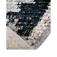 thumbnail image 5 of Unique Loom Tucson Collection Area Rug - Tubac (3' Round Gray/Black), 5 of 5
