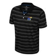 thumbnail image 2 of Men's Colosseum  Black Kansas Jayhawks Milk Steak Polo, 2 of 3