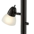 thumbnail image 5 of 360 Lighting Modern Torchiere Floor Lamp 3-in-1 Design 70" Tall Tiger Bronze White Glass Shades for Living Room Reading Bedroom Office, 5 of 9