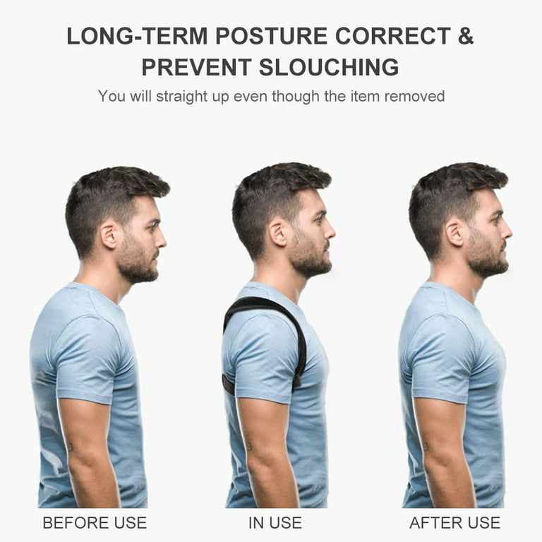 Tomiya Figure 8 Posture Corrector Clavicle Support Brace for Upper Back &  Shoulder, Best Brace Help to Improve Posture for Men & Women