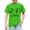 A289 Green, variant on Kids Boys Funny Graphic T Shirt Cute Angry Face Print Short Sleeve Crewneck Casual Playwear School Tops Breathable Summer Everyday Basic Comfy Outfits Tees