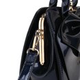 thumbnail image 2 of Style Strategy purses patent leather Satchel handbags for women  Top Handle snap lock Shoulder bags crossbody for women, 2 of 7