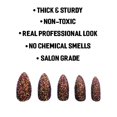 thumbnail image 2 of Tip Beauty Press-On Nails, Fool's Gold, 2 of 6