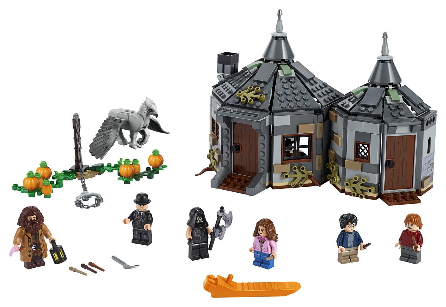 LEGO Harry Potter and the Prisoner of Azkaban Hagrid’s Hut: Buckbeak’s Rescue 75947 Toy Building Kit (496 Piece)