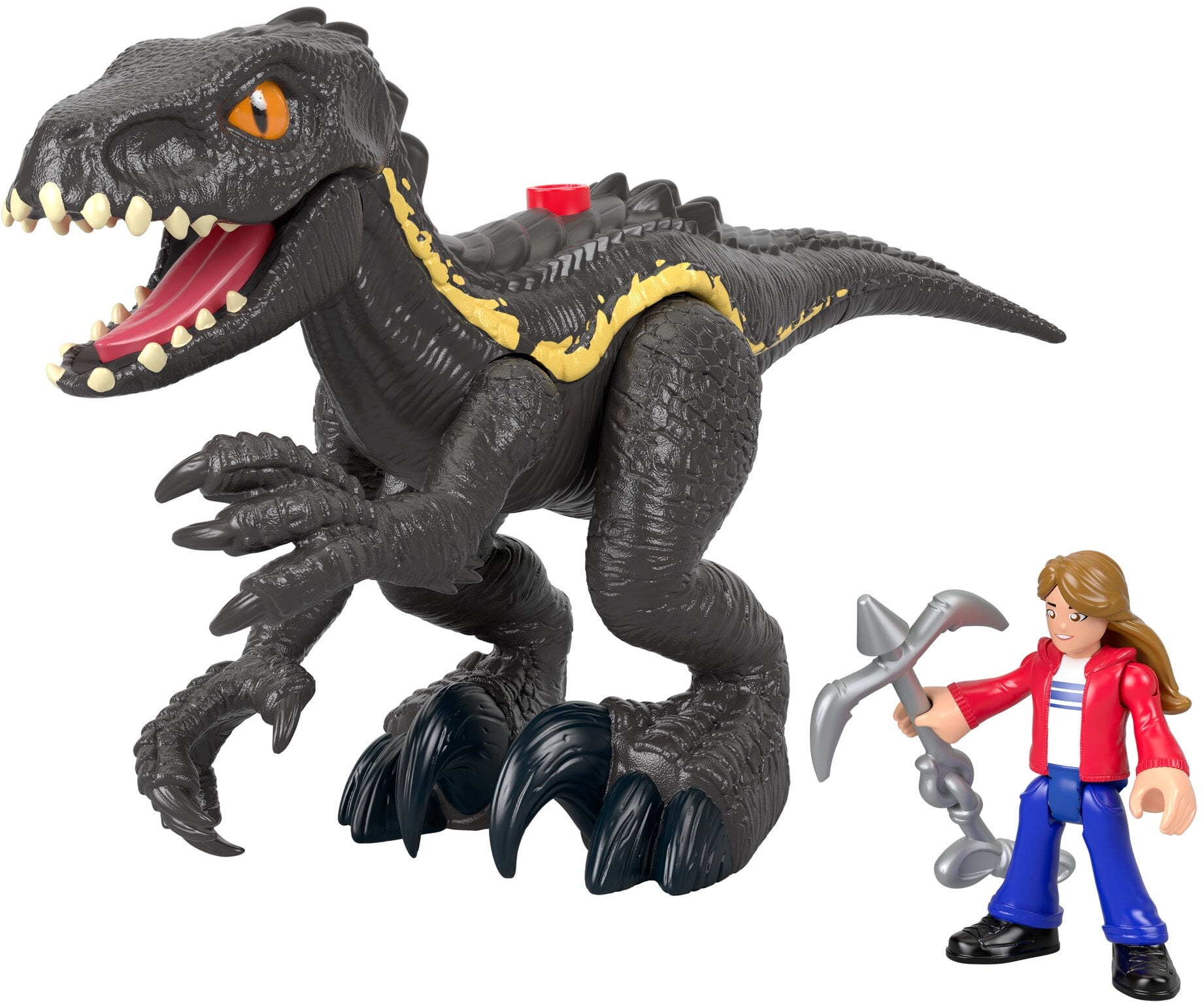 imaginext indoraptor and maisie