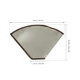 thumbnail image 2 of Stainless Steel Coffee Filter Reusable Coffee Cone Dripper Pour Over Coffee Filter Coffee Making Filter, 2 of 8