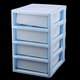 thumbnail image 2 of Habitación Sala De Plástico 4 Capas Cosméticos Calcetín Joyería Caja De Almacenamiento Caja De Luz Azul Unique Bargains sistemas de organización y almacenamiento de armarios, 2 of 4