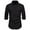 Black, variant on JURANMO Dress Shirts for Men Long Sleeve Mens Dress Shirts Regular Fit Casual Button Down Shirts Cotton Dress Shirts,Men's Casual Long Sleeve Stretch Dress Shirt