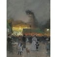 thumbnail image 3 of Luigi Loir 19x24 Black Modern Framed Museum Art Print Titled - The Fun Fair, 3 of 5