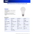 thumbnail image 6 of Feit Electric A1600/930/10kled/6 A19 Non-dimmable Led Bulb, White, 16 Watts, 6 of 11