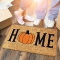thumbnail image 2 of SDJMa 2 Pack Halloween Front Doormat for Entrance Way Outdoor and Indoor, Holiday Pumpkin Bat Durable Home Floor Mats , Non Slip Rubber Backing Decorative Absorbent Rug, 17 x 25 Inch, 2 of 5