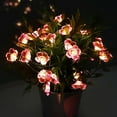 thumbnail image 5 of Pink Flower String Lights Battery Operated 13FT 40 LED 3d Cherry Blossom Fairy Lights Decorations for Girls Kids Bedroom Indoor Outdoor Wedding Birthday Party Wall Decor, 5 of 7