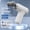 White, variant on CNV Professional 3-Node Mini Massage Gun with 9 Interchangeable Heads, Triple-Head Percussion Massager for Full Body Muscle Recovery, Handheld Wellness Kit