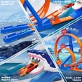 thumbnail image 4 of Set de pista de coches de juguete VATOS Shark con 2 coches de carreras para niños y niñas de 3 a 10 años, 4 of 7