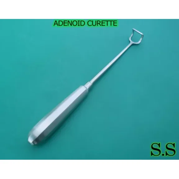 Adenoid Curette 8-1/2" (21.6Cm), Size 0,11 Mm Wide Blade
