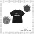 thumbnail image 4 of Love Bubby T-Shirt for Kids - Little Feminist (Unisex, Black, 4T), 4 of 7