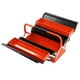 thumbnail image 4 of Caja de almacenamiento de herramientas plegable, bandeja de almacenamiento de herramientas de 5 bandejas Caja de almacenamiento de herramientas Bandeja Caja de herramientas de metal Acabado de lujo, 4 of 8
