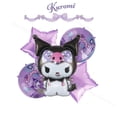 thumbnail image 3 of 1 juego de globos Kuromi, suministros para fiestas, globo de aluminio redondo de 18 pulgadas y 32 pulgadas con números del 1 al 9, decoración para fiestas, temática de Sanrio, regalo para eventos fami, 3 of 5
