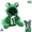 Green, variant on Cute Frog Dog Hoodie - Warm Plush Pet Sweatshirt for Small Dogs & Cats, Autumn/Winter Fashion Apparel