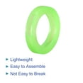 thumbnail image 4 of Uxcell 24mm Silicone Identifier Coding Tags Sleeve Key Cap Rings Cover, Light Green 10 Pack, 4 of 6