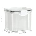 thumbnail image 3 of Inerposs Airtight Food Storage Containers with Lids, Plastic Dry Food Canisters for Kitchen Pantry Organization, BPA-Free, Dishwasher Safe, 3 of 6
