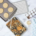 thumbnail image 5 of Tiger Head Oven Mitts 2 Pcs Pot Holders Sets Heat Resistant for Kitchen Cooking Baking 7"x9.8", 5 of 7