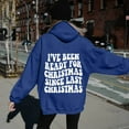 thumbnail image 4 of I've Been Ready For Christmas Since Last Christmas Hoodies for Women Xmas Hooded Sweatshirt with Pockets Pullover Tops, 4 of 8