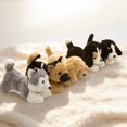 thumbnail image 6 of Cute Husky Dog Plush Toy - 11.8in Soft Realistic Lying Pet Puppy Stuffed Animals Pillow Doll Toys, 6 of 6