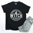 thumbnail image 6 of A Little Witch In All Of Us - Women's Garment Dyed Graphic T-Shirt, 6 of 11