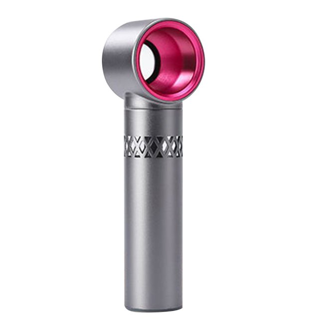 Mini ventilador de mano sin aspas, aire acondicionado, ventilador de refrigeración de aire de escritorio gris Ehuebsd Libre de BPA