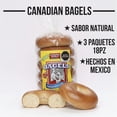 thumbnail image 3 of 3 Pack Canadian Bagels Natural 6pz 800gr (3paq con 6pz c/u), 3 of 6