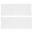 thumbnail image 1 of Slideep Expandable Closet Tension Shelf, Metal Adjustable Wardrobe Shelves Organizer System with Strong Seamless Sticker for Kitchen, Wardrobe, Cupboard 2 Pack (L:16.9'' to 31.5"; W:1, 1 of 6