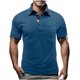 thumbnail image 1 of Mens Manga Corta Botón Abajo Camisas Primavera Verano Casual Cuello Cuadrado, Transpirable Punto para el Golf Y el Uso Diario, 1 of 9