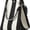 Black&white, variant on Mini Knit Tote Bag for Women, Vertical Stripe Block Color Fashion Large Capacity Bucket Bag with Small Handle for Vacation Beach Travel Weekend