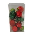 thumbnail image 5 of Lot de 20 mini décorations de Noël Holiday Time incassables, Rouge/Émeraude/Vert clair/Blanc, 5 of 5
