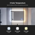 thumbnail image 6 of Anzzi Ba-Lmdfx012al 32" W X 24" H Transitional Rectangular Frameless Bathroom Wall Mirror, 6 of 13